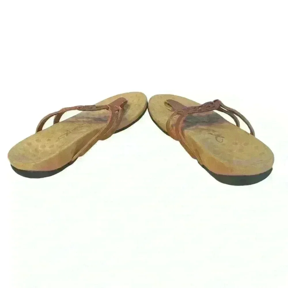 Athlefit Women's Sandal Sz 9 Tan super comfortable